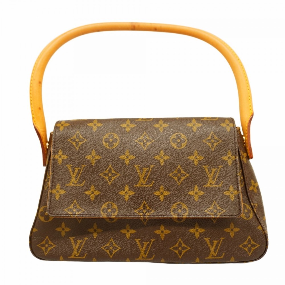 Louis Vuitton Monogram Canvas Top Handle Bag in Brown and Tan
